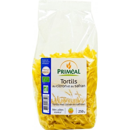 Tortils citron safran bio 250 g Priméal