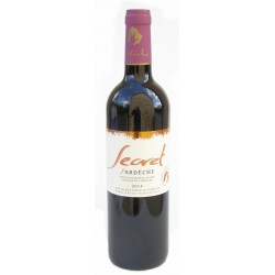 Vin rouge Secret d'Ardèche bio 75 cl