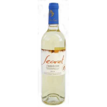 Vin blanc Secret D'Ardèche bio 75 cl