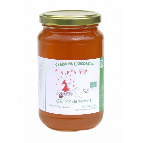 Gelée de pomme bio 380 g Fraise et Compagnie
