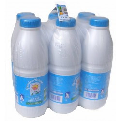Pack 6 x lait demi-écrémé bio 1l