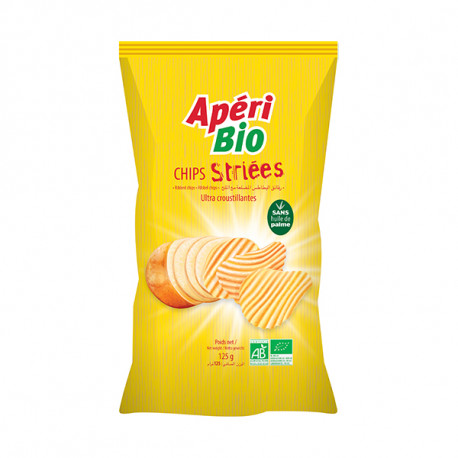 Chips striées bio 125 g Apéri Bio