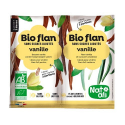 Bio-flan Vanille non sucré bio 2 x1/4 l.