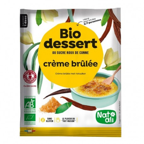 Bio Gourmandises crème brûlée 80g