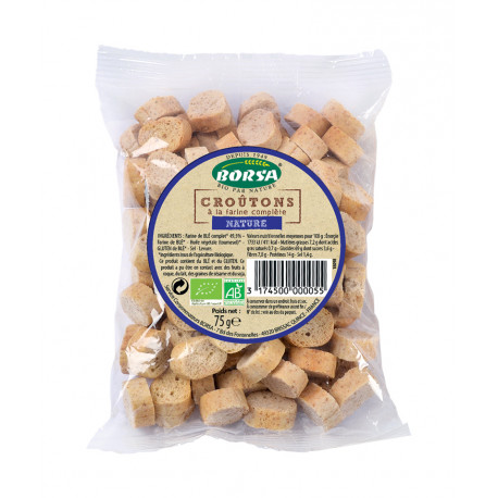 Croutons complet nature 75 g Borsa