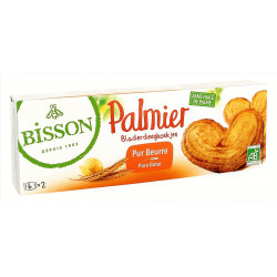 Palmiers pur beurre bio 100 g Bisson