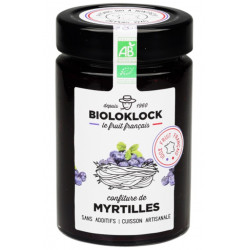 Confiture de myrtilles 230 g Bioloklock