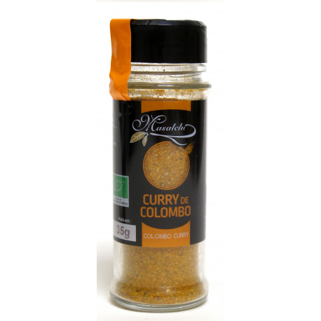 Curry colombo bio 35 g Masalchi