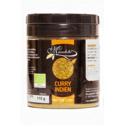 Curry indien bio 115 g Masalchi
