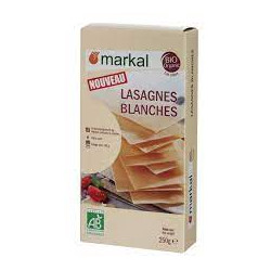 Lasagnes blanches 250 g bio Markal