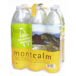 Pack eau de source Montcalm 6 x 1,5 l