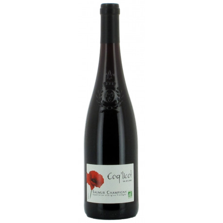 Vin rouge Saumur Champigny 2017 75 cl Coq'licot