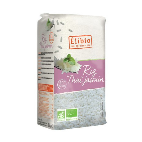 Riz thai blanc bio 1 kg Elibio