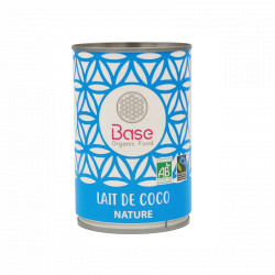 Lait de coco bio 400 ml Base Organic