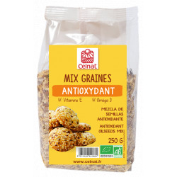 Mix graines antioxydant bio 250 g Celnat