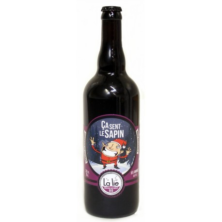 Bière d'hiver bio 75 cl ça sent le sapin