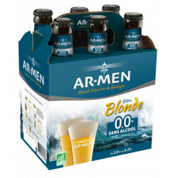 Bière bio 0% alcool Ar-Men pack 6 x 25 cl