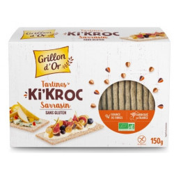 Tartines Ki'Kroc bio au Sarrasin 150 g Grillon d'Or