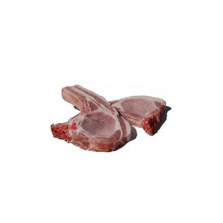 Cotes de porc premières bio 350g 2 pièces
