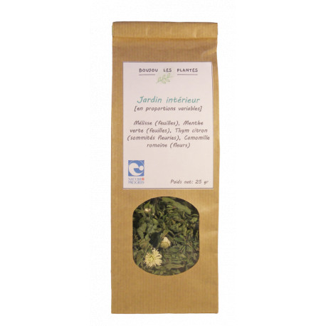 Tisane jardin intérieur bio 25 g Boujou les plantes