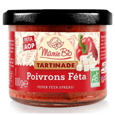 Tartinade poivrons féta bio 100 g Prosain