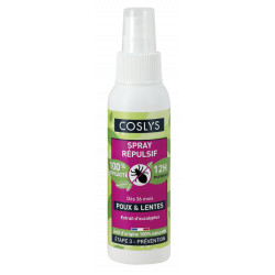 Spray répulsif poux & lentes 100 ml Coslys