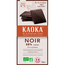 Chocolat noir bio 80 g Simply Dark