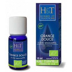 Huile essentielle bio orange douce H&T 10 ml