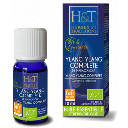Huile essentielle bio Ylang-Ylang complète H&T 10 ml