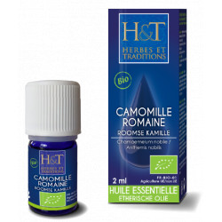 Huile essentielle bio camomille romaine H&T 2 ml