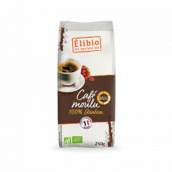 Café arabica moulu bio 250 g Elibio