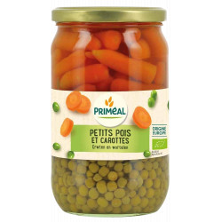 Petits pois carottes bio 720 ml Priméal