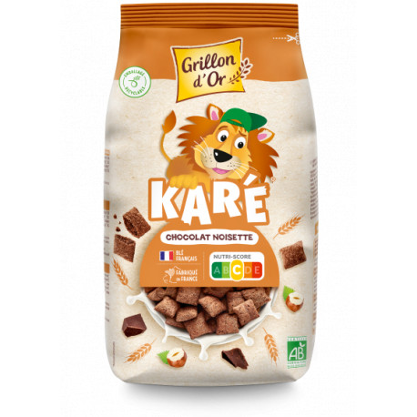 Ka'ré fourré chocolat noisettes bio 500g Grillon d'Or