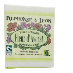 Savon artisanal 100 g Fleur d'avocat, Alphonse et Léon