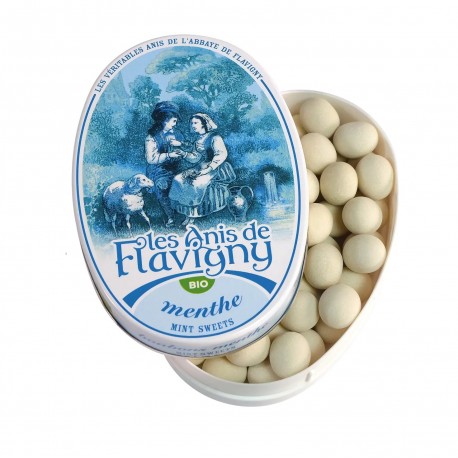 Bonbons menthe Les anis de Flavigny boîte 50 g