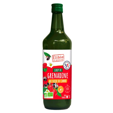 Sirop grenadine bio 1 l Elibio