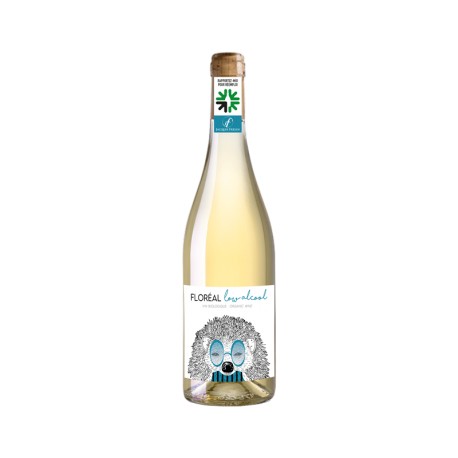 Vin blanc low alcool 10.5° Hérisson floréal 75 cl