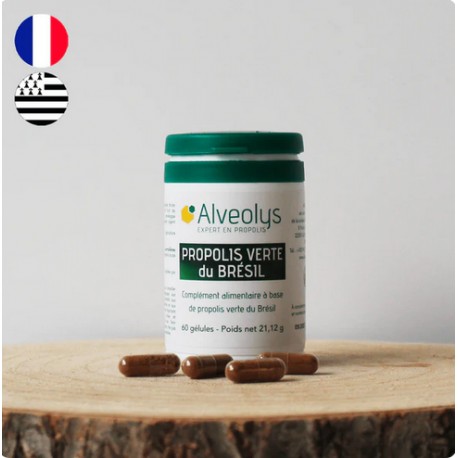 Propolis verte du Bresil Alveolys 60 gélules Propolis verte du Bresil Alveolys 60 gélules