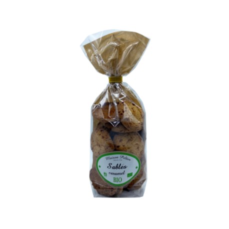 Sablés caramel au beurre salé bio 160 g Maison Peltier