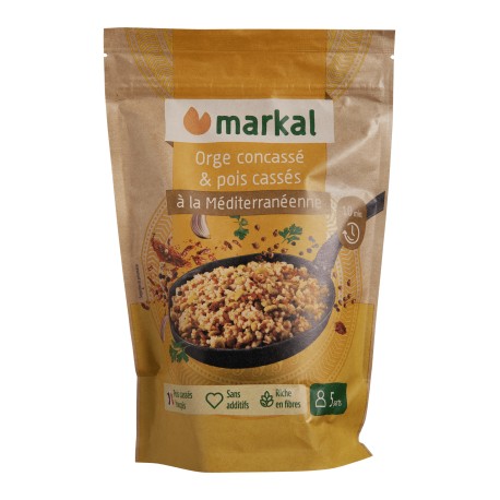 Mix à la Méditerranéenne Orge & Pois cassés Markal 350 g Mix à la Méditerranéenne Orge & Pois cassés Markal 350 g