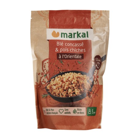 Mix à l'Orientale Blé concassé & Pois Chiches Markal 350 g