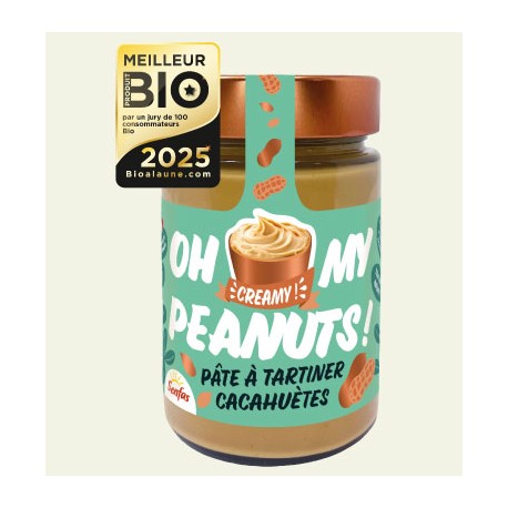 Pâte à tartiner cacahuète creamy 320g
