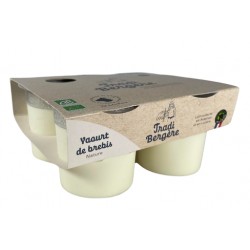 Yaourt au lait de brebis nature bio 4x105g tradi bergère