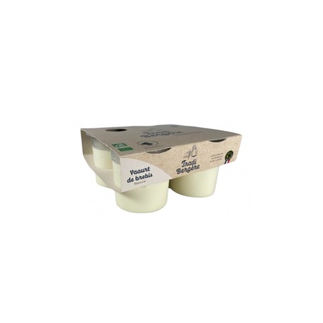 Yaourt au lait de brebis nature bio 4x105g tradi bergère