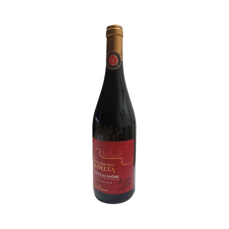 Vin rouge AOC Contreforts du Delta sans sulfites ajoutés 75 cl