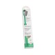 Brosse à dents vert médium rechargeable en biopastique