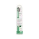 Brosse à dents vert souple rechargeable en biopastique