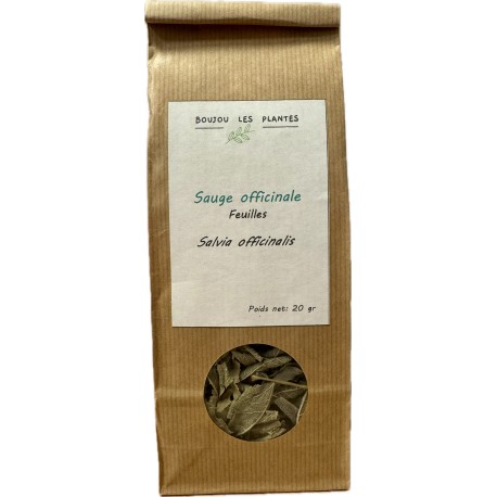 Tisane sauge officinale 20 g Boujou les plantes
