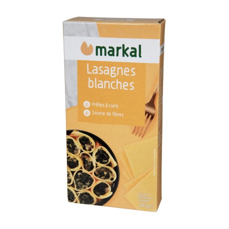 Lasagnes blanches 250 g bio Markal