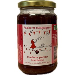 Confiture pomme-framboise bio 380 g Fraise et Compagnie